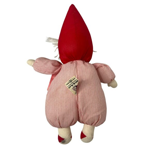 Dolls By Pauline Love U Cloth Rag Doll Red White Striped Outfit Vintage 1985 - Picture 6 of 8